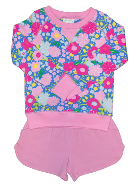 Summer Blooms Crewneck Sweater Set