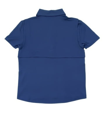 Offshore Performance Solid Polo- Navy