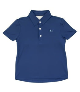 Offshore Performance Solid Polo- Navy