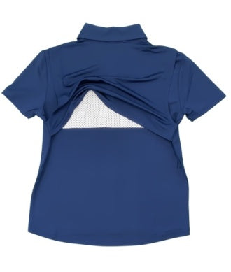 Offshore Performance Solid Polo- Navy