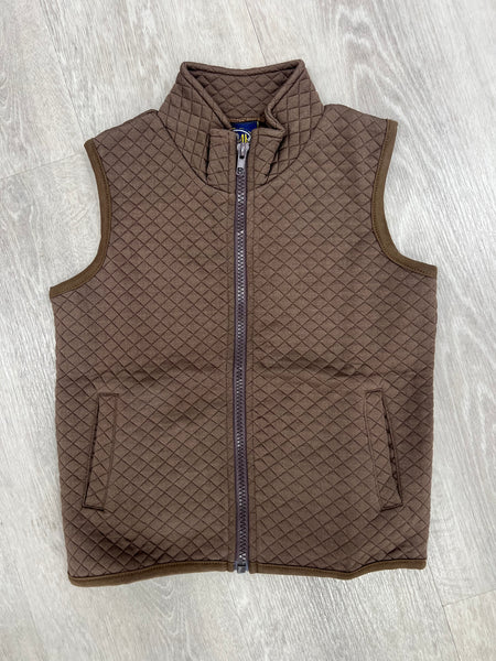 Brown Quilted Vest