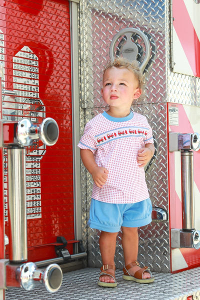 Sound the Alarm- Banded Short Set