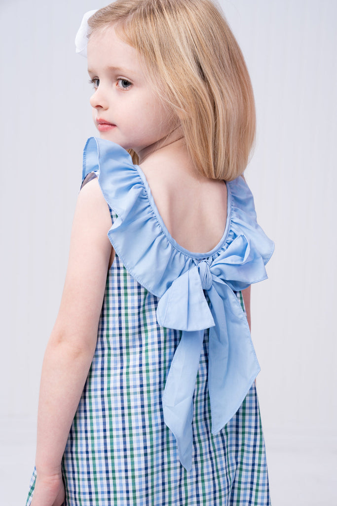 Ally Kole Green & Blue Check Dress 6 Ally Kole Green & Blue Check Dress 6