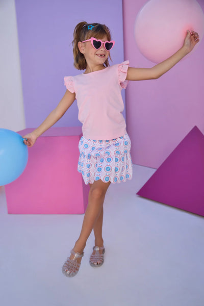Two Tiered Skort- Jaipur Pop