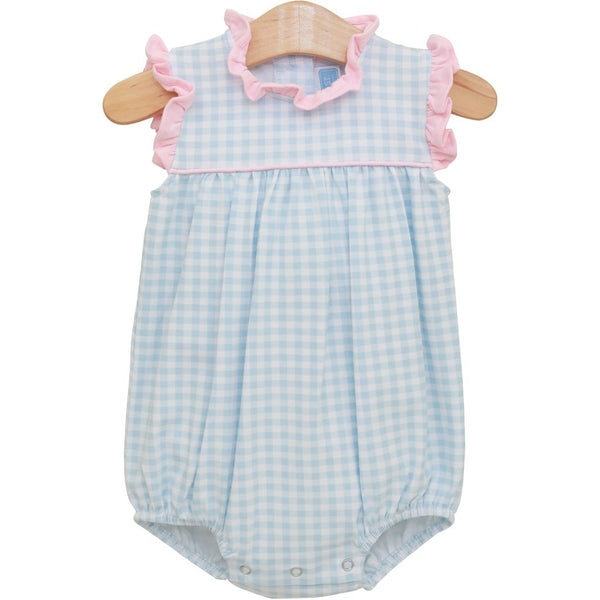 Meredith Bubble- Lt. Blue Gingham/PInk