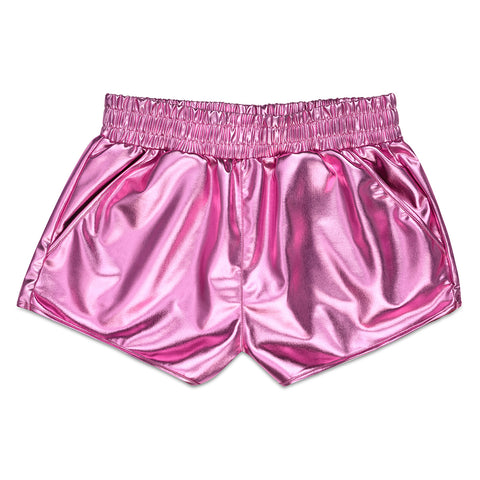 Iscream Metallic Pink Shorts