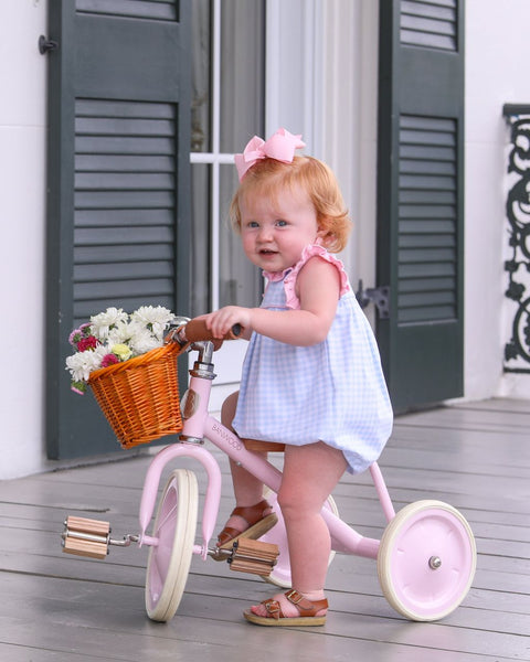 Meredith Bubble- Lt. Blue Gingham/PInk