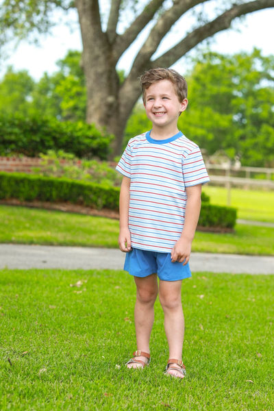 Drew Short Set-Patriotic Stripe