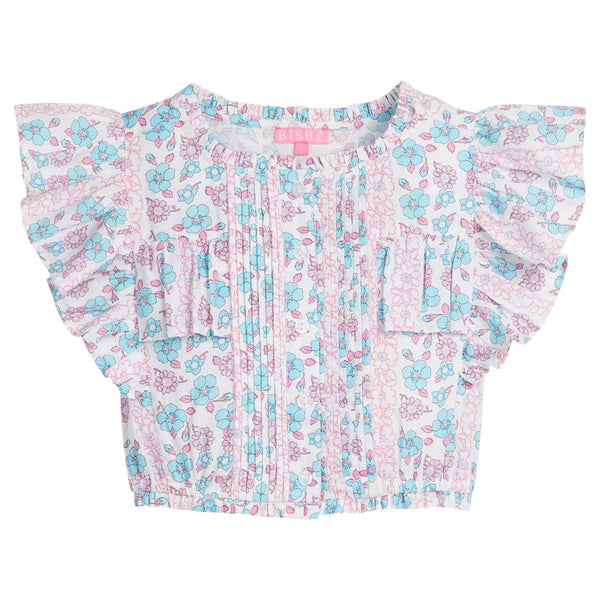 Annie Top- Marguerite Floral Pink