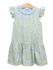 Blooming Floral Ruffle Dress