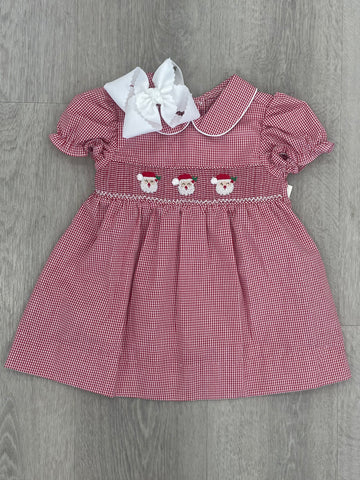 Little Claus Red Gingham Brooklyn Dress