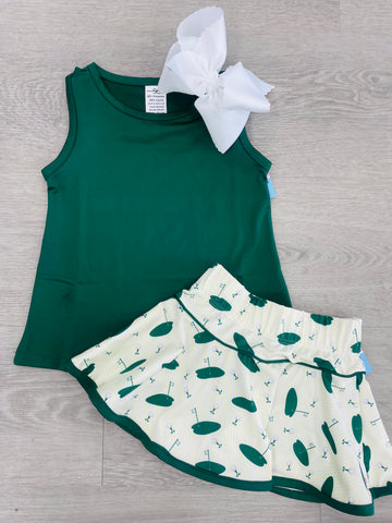 Michaela Skirt- Full Swing Augusta Green