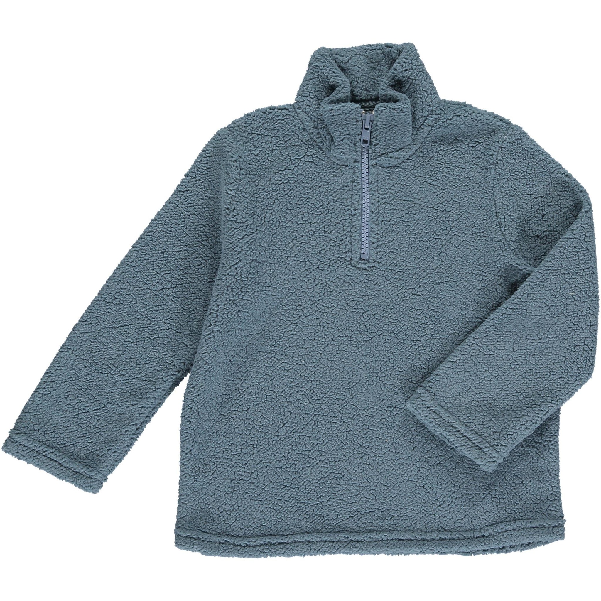 Macchu Sherpa Zip Up- Blue