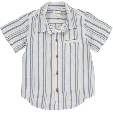 Newport Blue/White Stripes Shirt