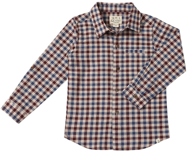 Atwood Woven Shirt- Burgundy