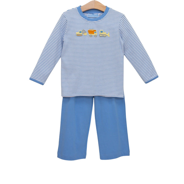 Construction Trucks Pants Set