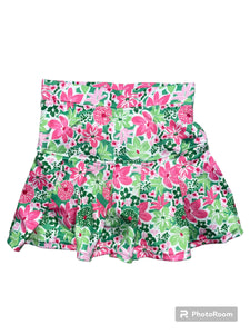 Botanical Flowers Tennis Skort