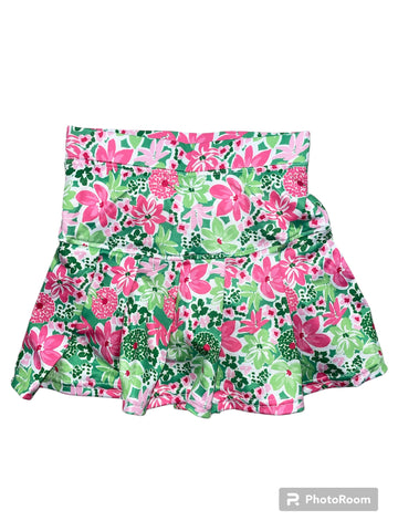 Botanical Flowers Tennis Skort