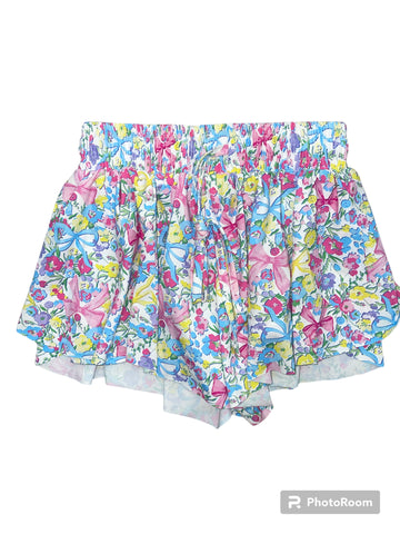 Bright Bows Butterfly Flowy Shorts