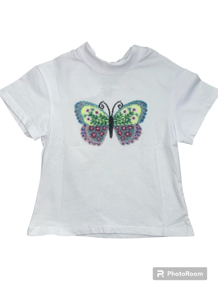 Sequin Butterfly Boxy Tee