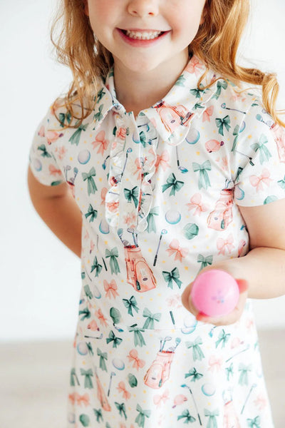 Birdies & Bows Polo Dress