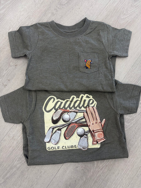 Caddie Vintage Clubs Tee