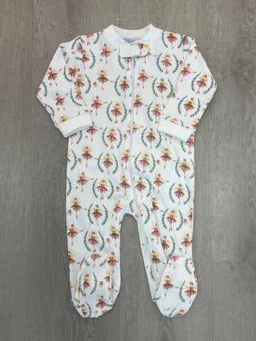 Christmas Fairy Zipper Footie