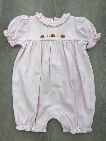 Pink Pumpkin Bubble Romper (6351)