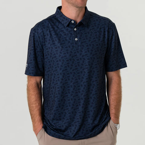 Navy Stars and Stripes Polo