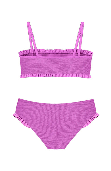 June Crinkle Purple Two Piece