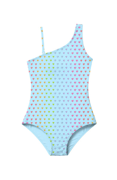 Rhea One Shoulder One Piece Swim