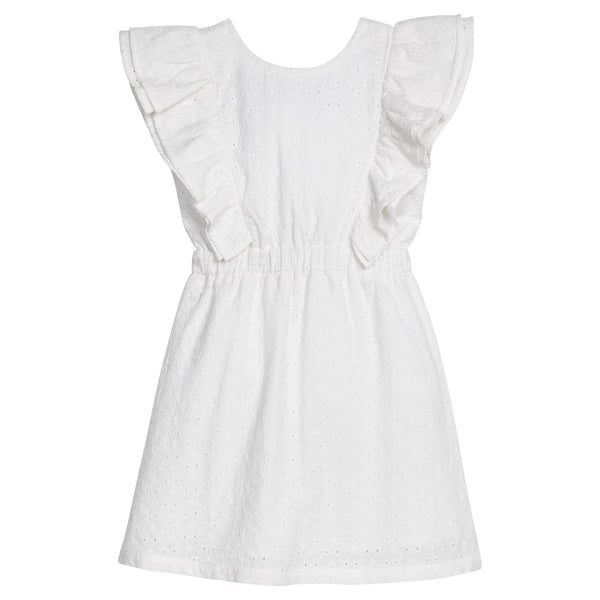 Sadie Dress- White Embroidery