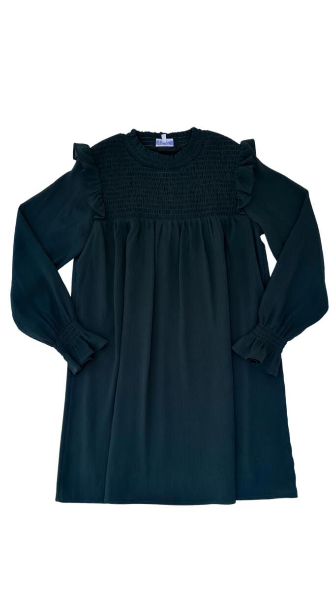 Lottie Dress Dark Green