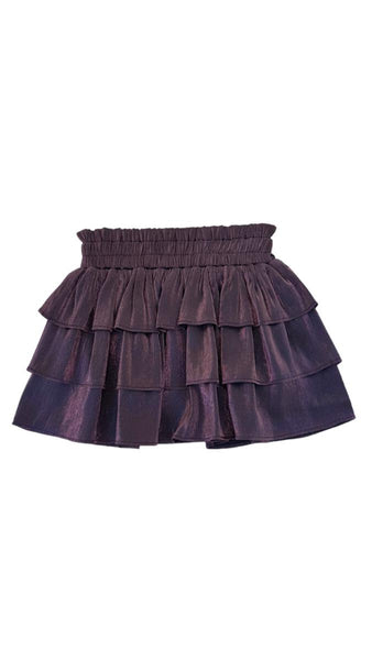 Luna Skirt- Plum Shimmer