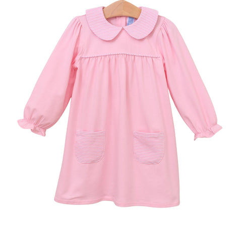 Abigail Dress- Lt. Pink