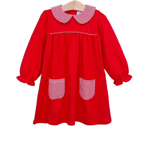 Abigail Dress- Red