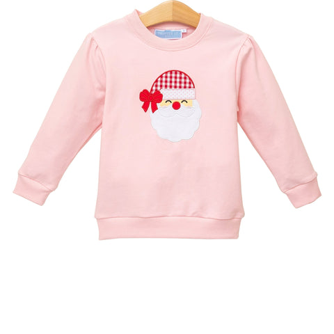 French Terry Pullover- Santa Lt. Pink