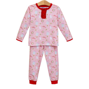 Milk and Cookies Ruffle Lounge Set