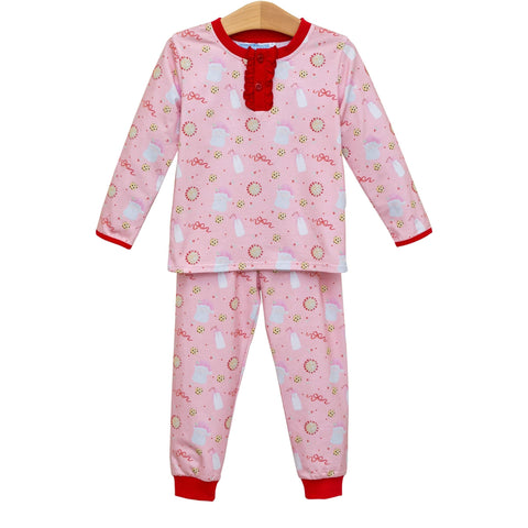 Milk and Cookies Ruffle Lounge Set