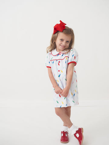Color My World Girls Paisly Proper Dress