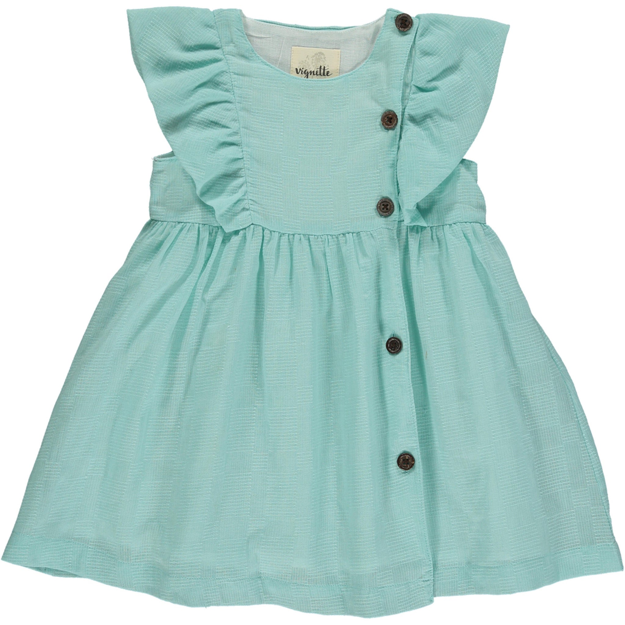 Geo Dress- Aqua