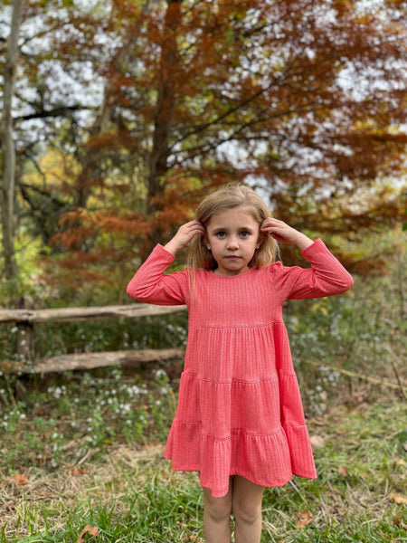 Iona Dress- Coral