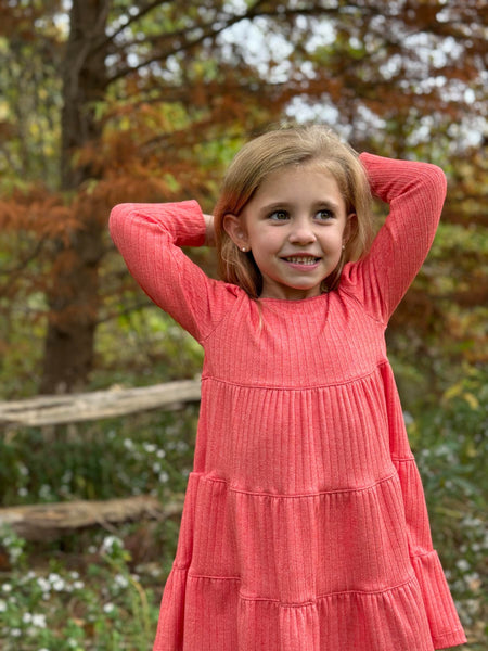 Iona Dress- Coral