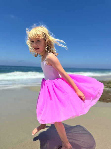 Kaia Tutu Dress- Lavender and Pink