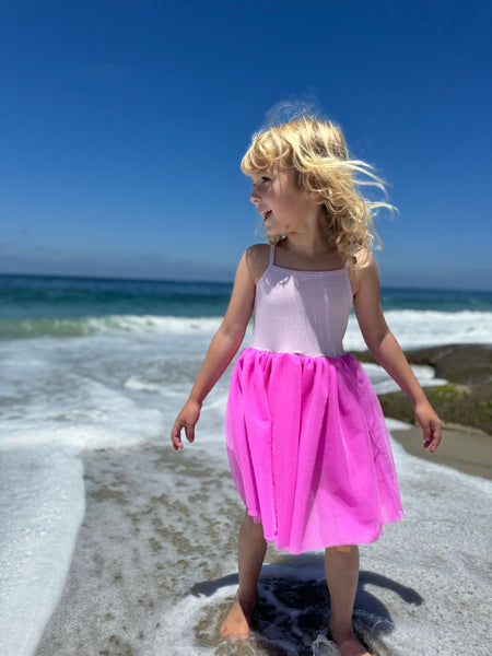Kaia Tutu Dress- Lavender and Pink