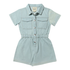 Addison Romper- Lt. Denim