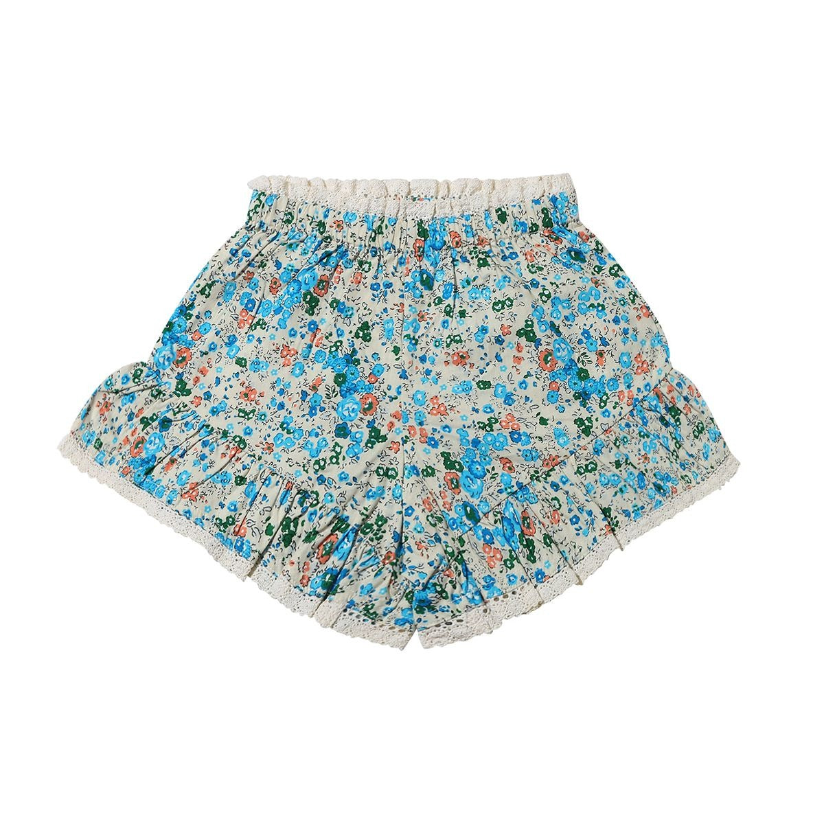 Liv Shorts- Blue Floral