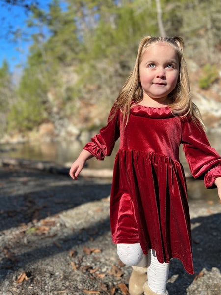 Milly Dress- Maroon