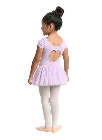 Cap Sleeve Dress W/ Heart