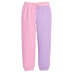 Color Block Jogger- Pink & Lilac